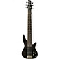 Used Ibanez SR706 6 String Trans Black Electric Bass Guitar thumbnail