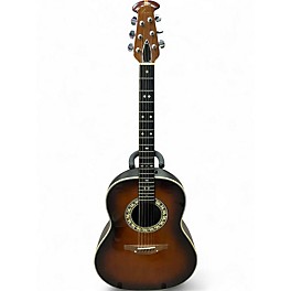 Used 1970s Ovation 1112-1 Sunburst Acoustic Guitar