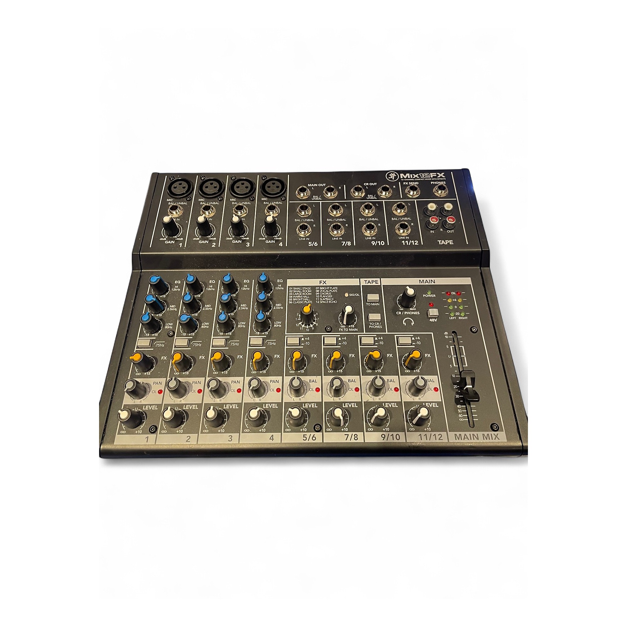 新しい MIX12FX Mackie Used Unpowered Center Guitar | Mixer 配信機器・PA機器・レコーディング機器