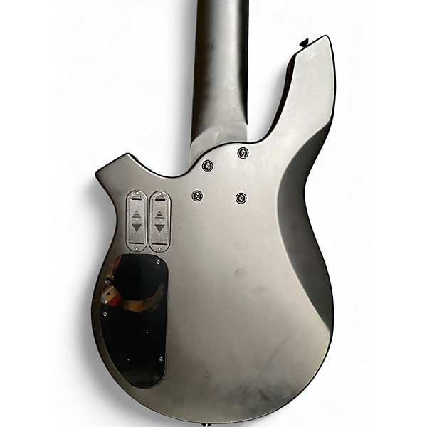 Used Miscellaneous Round Body 6-string Satin Black Electric Bass Guitar
