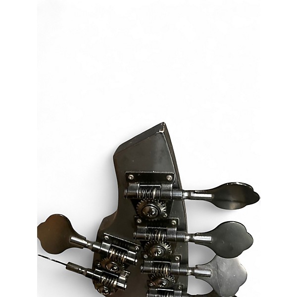 Used Miscellaneous Round Body 6-string Satin Black Electric Bass Guitar