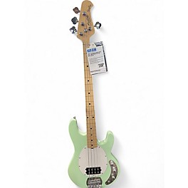 Used Sterling by Music Man Sub 4 Mint Green Electric Bass Guitar