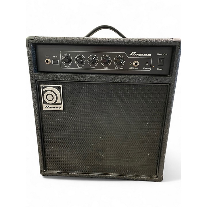 Used Ampeg BA108V2 25W 1x8 Bass Combo Amp | Guitar Center