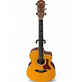 Used Taylor 214CE Natural Acoustic Electric Guitar