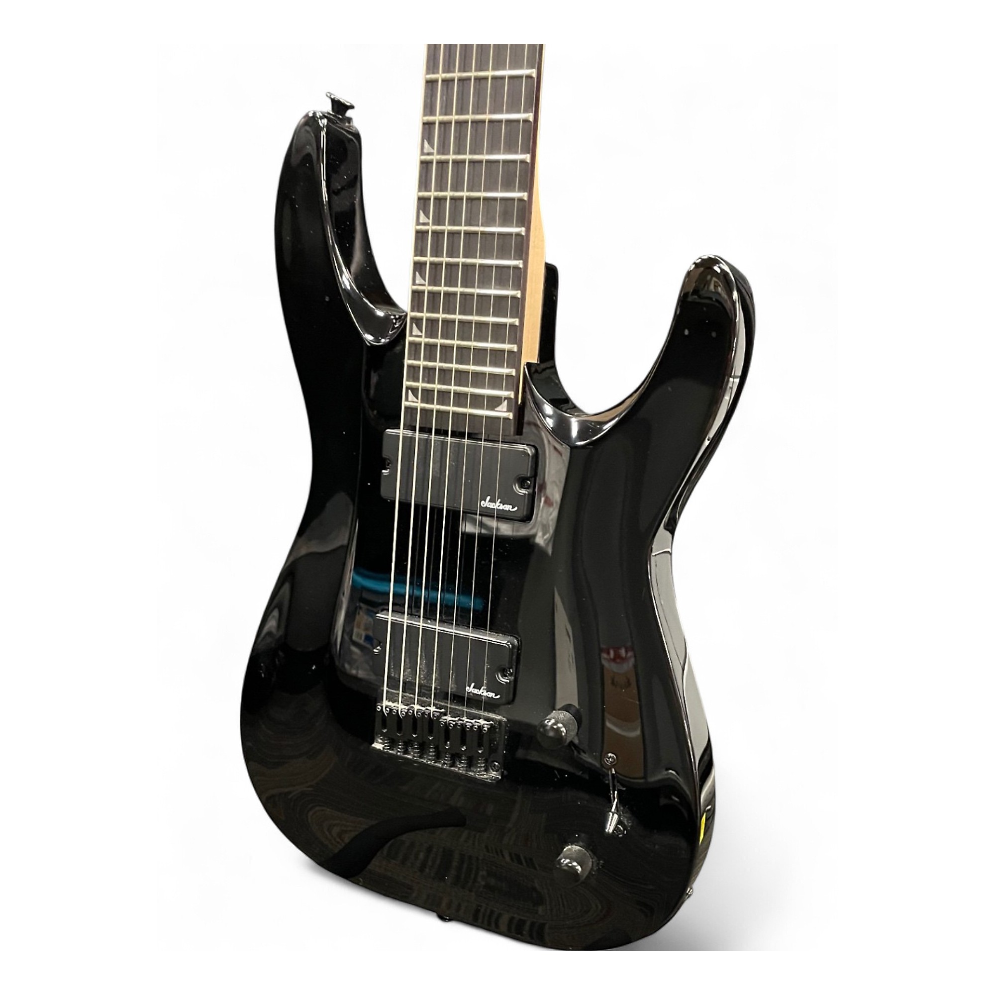 Used Jackson SLATXF7 Soloist 7 String Black Solid Body