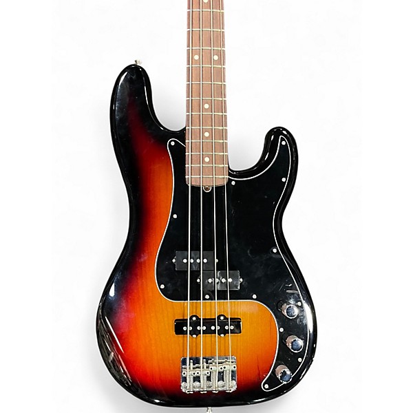 Used 2021 Fender American Performer Precision Bass 2 Color Sunburst Electric Bass Guitar