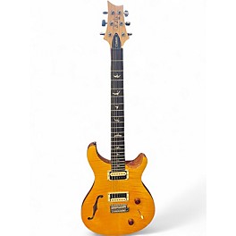 Used PRS SE Custom 22 Semi-Hollowbody Vintage Yellow Hollow Body Electric Guitar