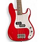 Used Squier Mini Precision Bass Dakota Red Electric Bass Guitar