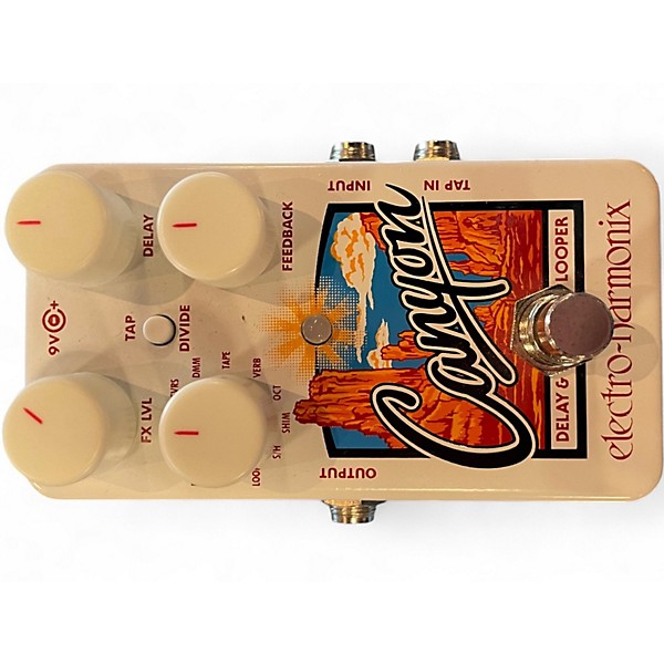 Used Electro-Harmonix Canyon Delay and Looper Effect Pedal