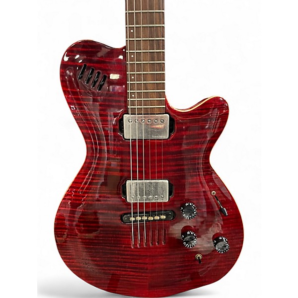 Used Godin LGX-SA Wine Red Solid Body Electric Guitar