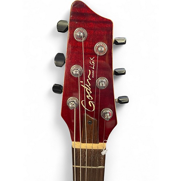 Used Godin LGX-SA Wine Red Solid Body Electric Guitar