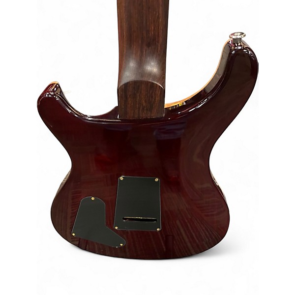 Used PRS SEMI HOLLOW CST 22 WOODLIBRARY FLAME QUILT TRANS  RED Hollow Body Electric Guitar