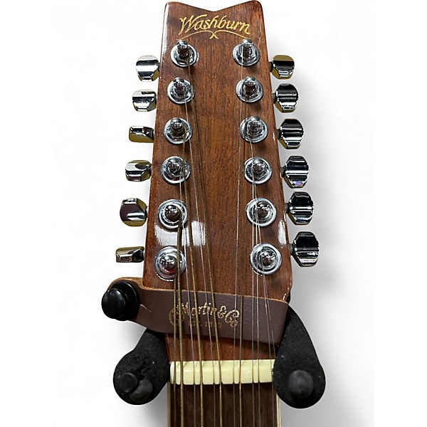Used Washburn D10S/12 Natural 12 String Acoustic Guitar