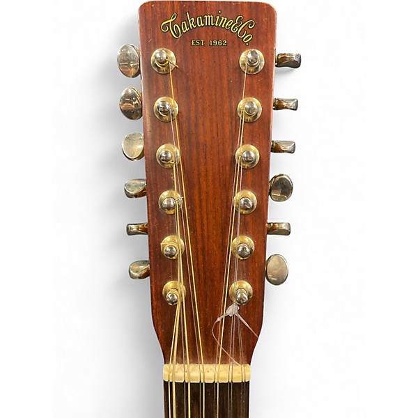 Used Takamine F400 Natural 12 String Acoustic Guitar