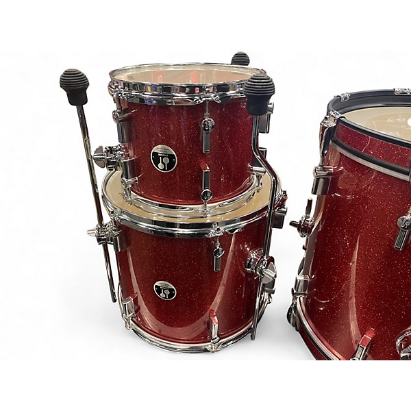 Used SONOR 4 Piece Safari Red Drum Kit