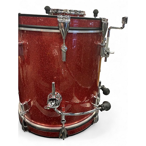 Used SONOR 4 Piece Safari Red Drum Kit