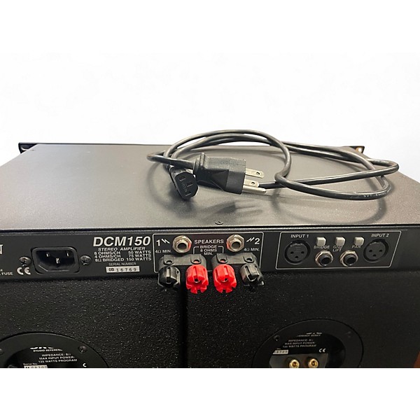 Used Carvin DCM150 Amp plus SRS Monitor Set Powered Monitor