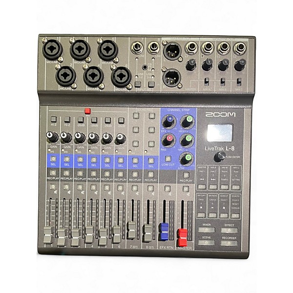 Used Zoom LiveTrak L-8 Powered Mixer