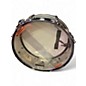 Vintage 1970s Gretsch Drums 14in 4150 Snare Metallic Silver Drum