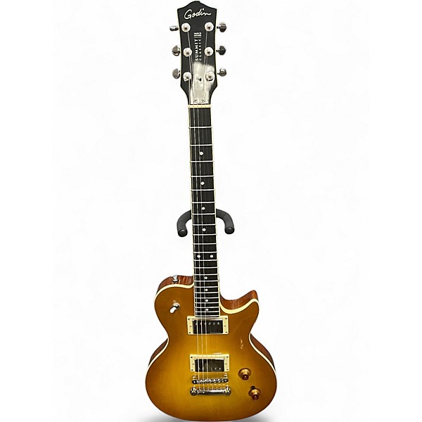 Used Godin Summit Classic CT HB Creme Brule Solid Body Electric Guitar