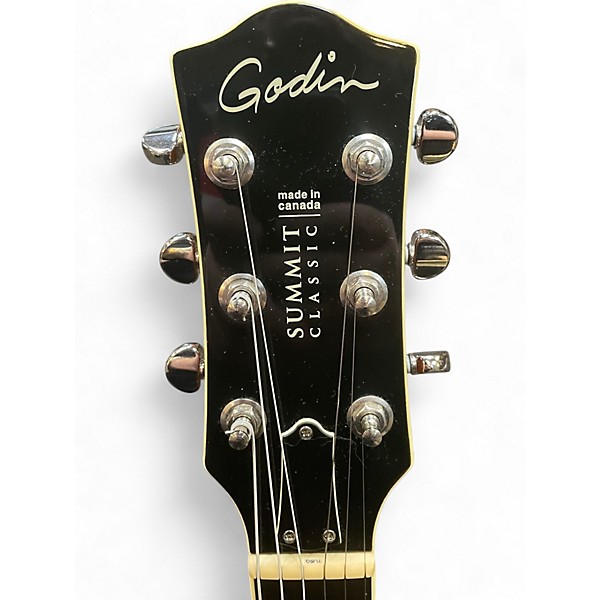 Used Godin Summit Classic CT HB Creme Brule Solid Body Electric Guitar