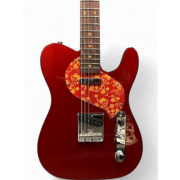Used Fender Raphael Saadiq Telecaster Dark Red Metallic Solid Body Electric Guitar