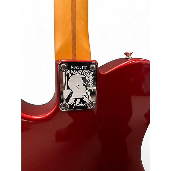 Used Fender Raphael Saadiq Telecaster Dark Red Metallic Solid Body Electric Guitar