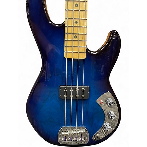 Used G&L L1000 Blue Burst Electric Bass Guitar Blue Burst