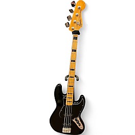 Used Squier Classic Vibe 70s Jazz Bass Black Electric Bass Guitar