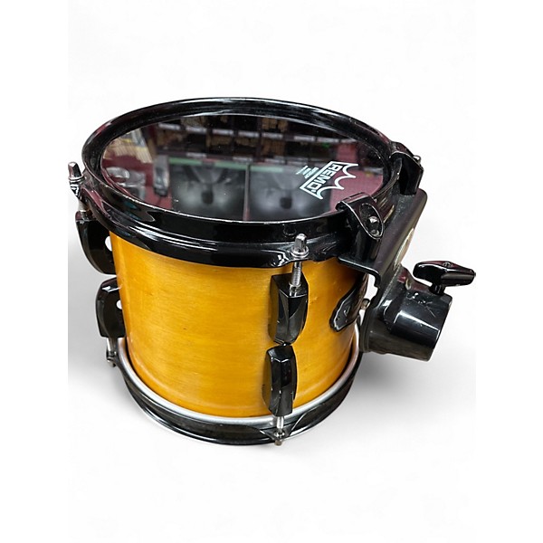 Used Pearl  5 Piece VISION  Yellow Drum Kit