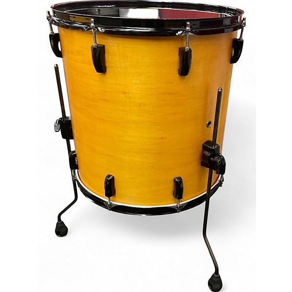 Used Pearl  5 Piece VISION  Yellow Drum Kit