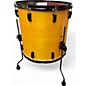 Used Pearl  5 Piece VISION  Yellow Drum Kit