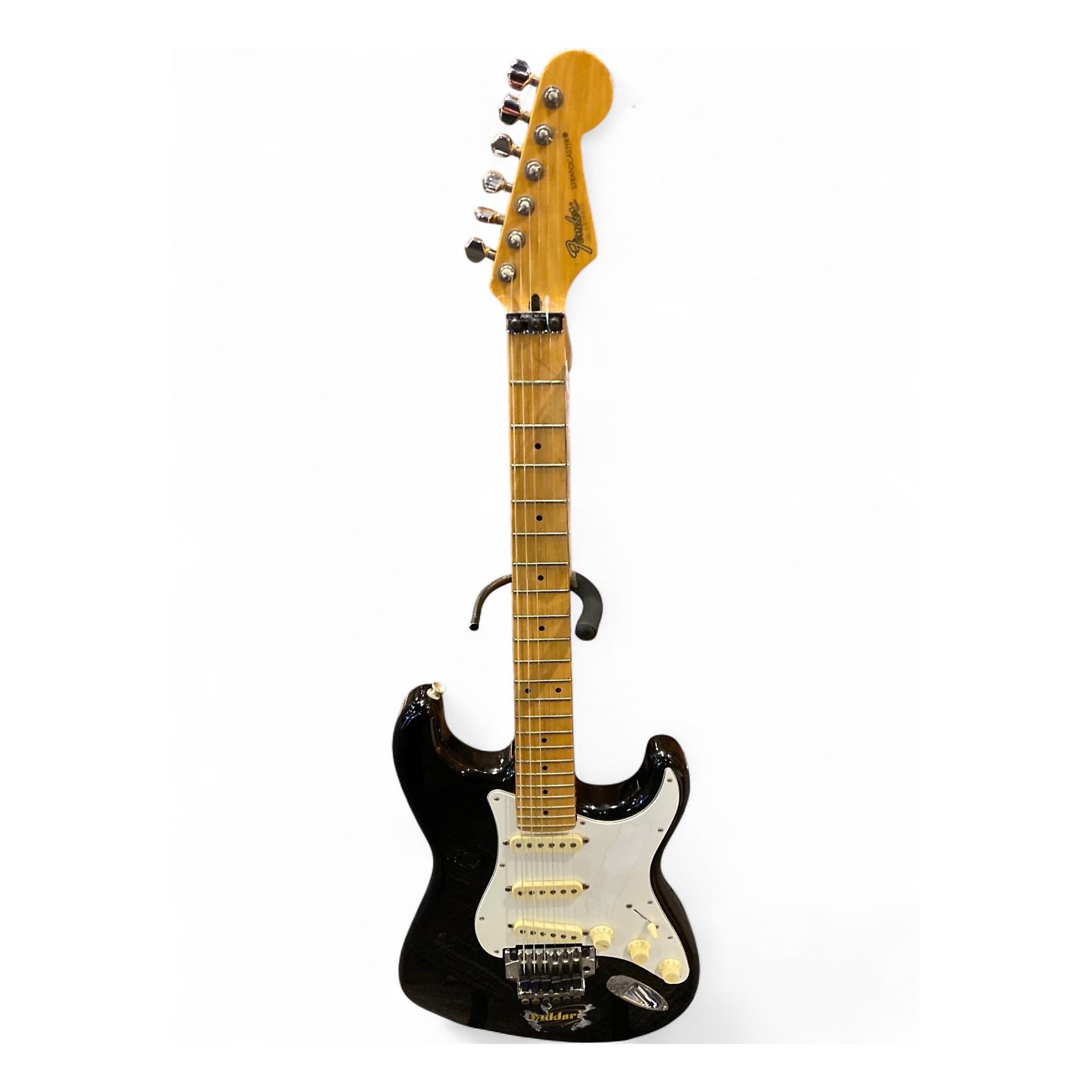 Fenderストラトブラック ボディ Used Fender Stratocaster Black Solid Body Electric Guitar