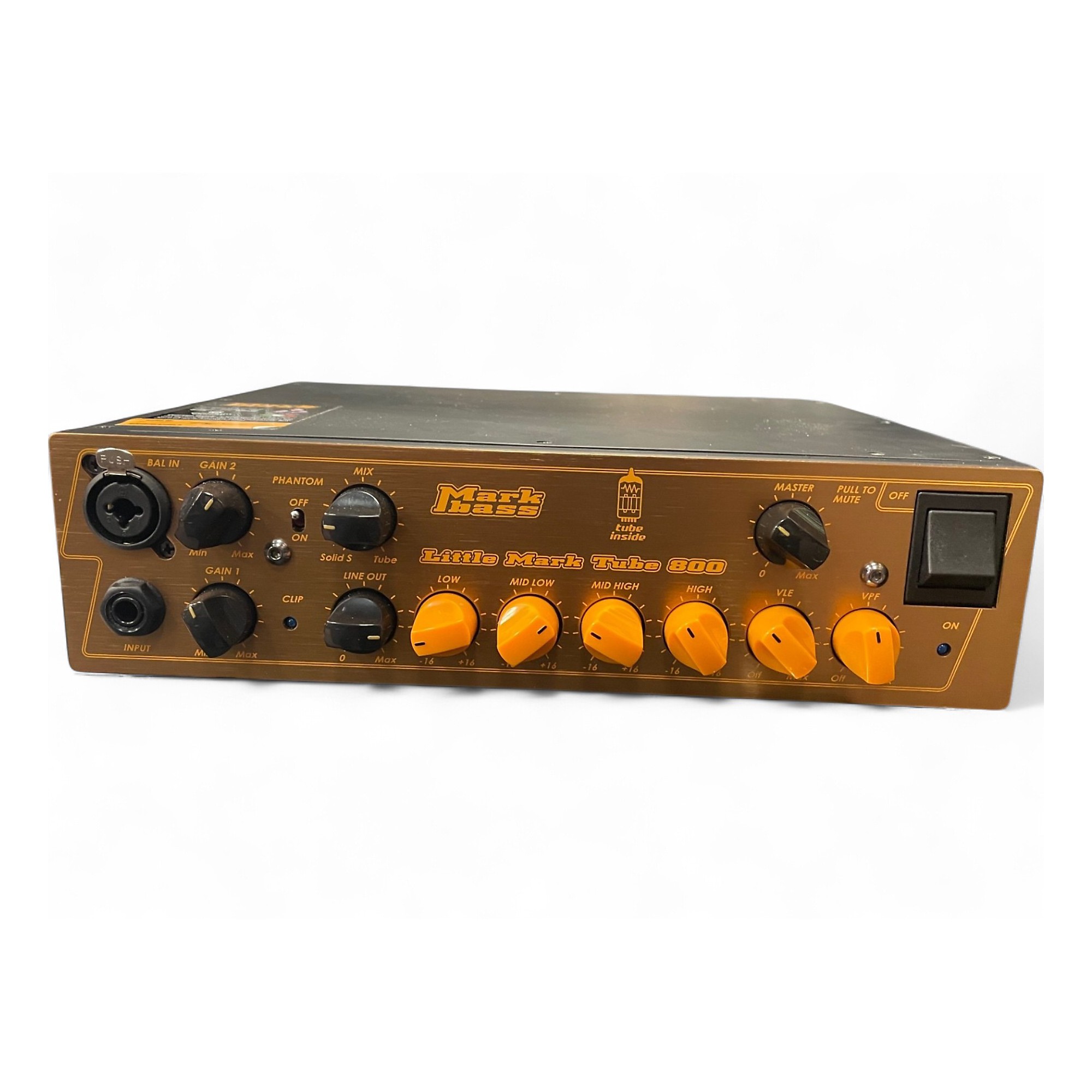 Markbass MAK-LM800 LittleMark 800 アンプヘッド Used Markbass Little Mark Tube 800 Tube Bass Amp Head