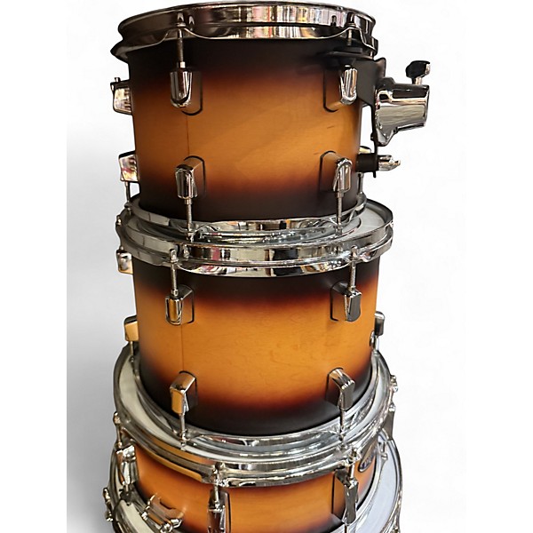 Used Pearl 5 Piece Decade Maple Classic Satin Amburst Drum Kit