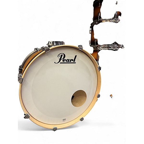 Used Pearl 5 Piece Decade Maple Classic Satin Amburst Drum Kit
