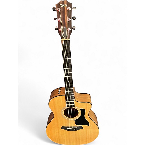 Used Taylor 114CE Natural Acoustic Electric Guitar Natural
