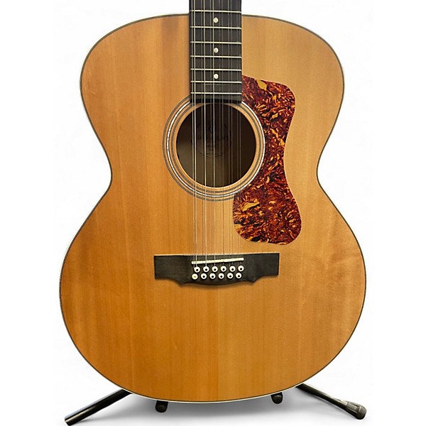 Used Guild F2512E Natural 12 String Acoustic Electric Guitar