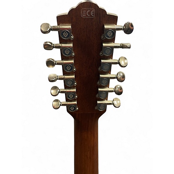 Used Guild F2512E Natural 12 String Acoustic Electric Guitar