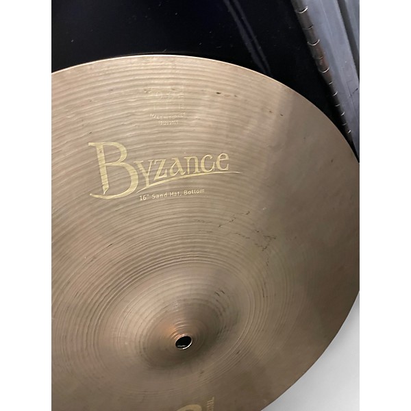 Used MEINL 16in Byzance Vintage Sand Hi Hat Bottom Cymbal
