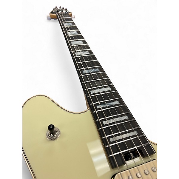 Used EVH Wolfgang USA Edward Van Halen Signature Ivory Solid Body Electric Guitar