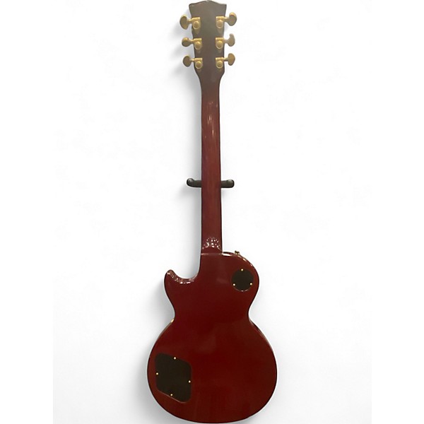 Used 2002 Gibson Les Paul Studio Crimson Red Trans Solid Body Electric Guitar