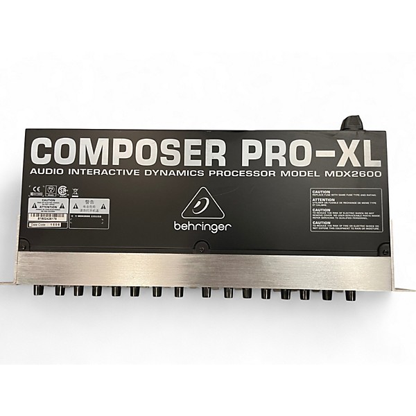 Used Behringer mdx2600 composer pro-xl Multi Effects