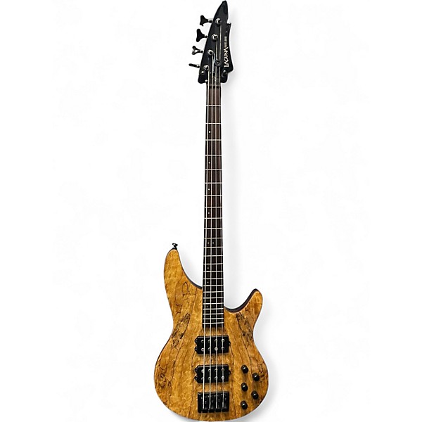 Used Laguna LB524SM Spalted Maple Electric Bass Guitar