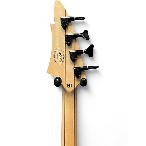 Used Laguna LB524SM Spalted Maple Electric Bass Guitar