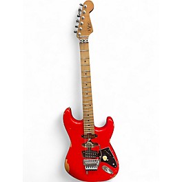 Used EVH FRANKENSTEIN RELIC SERIES RED Solid Body Electric Guitar