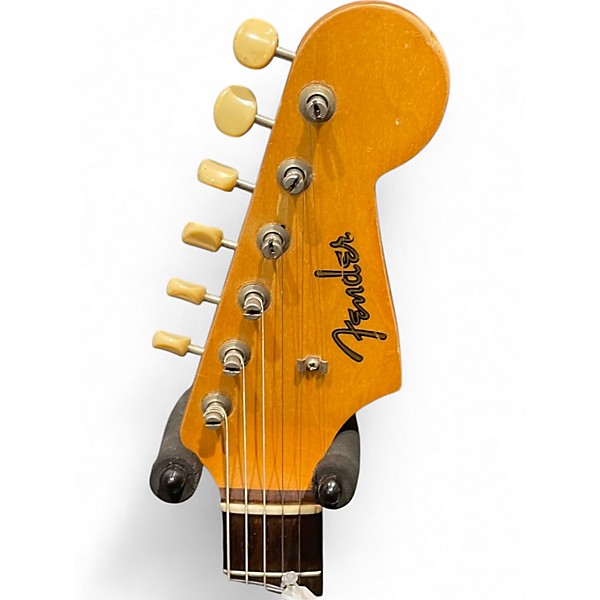 Vintage 1963 Fender Duo Sonic Olympic White Solid Body Electric Guitar