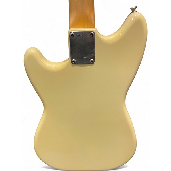 Vintage 1963 Fender Duo Sonic Olympic White Solid Body Electric Guitar