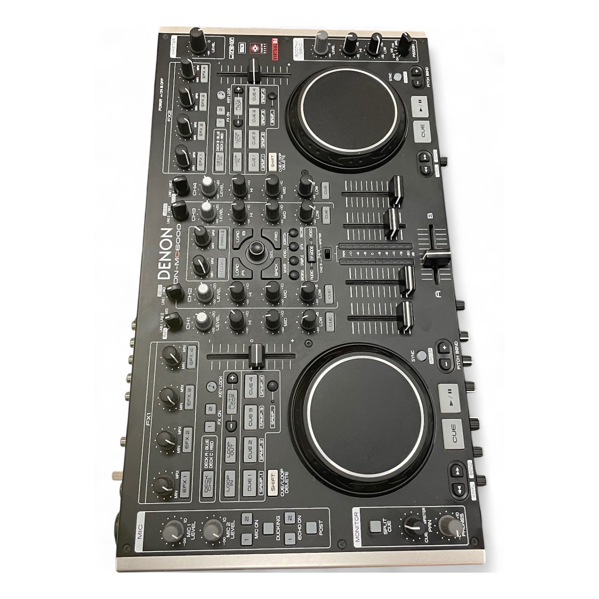 【PCDJコントローラー】DENON DN-MC6000 DENON DN-MC6000 4ch DJ Controller Mixer Traktor Virtual w