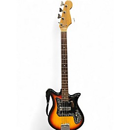 Used Kay EB-110 Tulip Bass 3 Color Sunburst Electric Bass Guitar